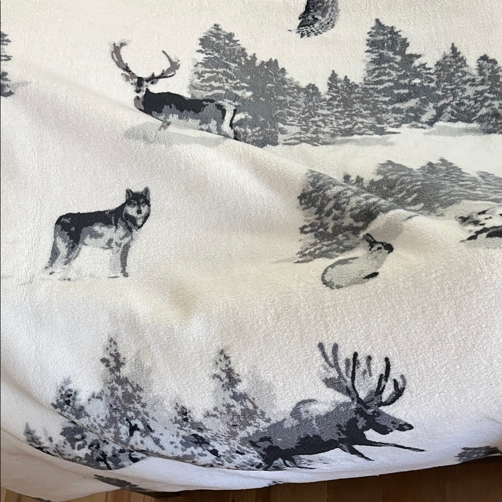 Cozy Forest Animal Print Bedding